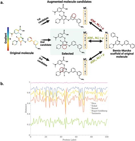 Adversarial Augmentations A Augmented Molecules Are Generated