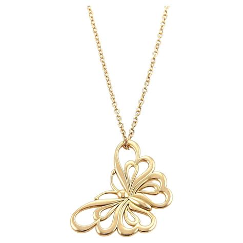 Tiffany And Co Tiffany Knot Rose Gold Diamond Pendant Necklace At