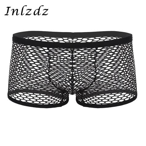 Купить Экзотическая одежда Mens Lingerie See Through Fishnet Mesh Underwear for Sex Erotic
