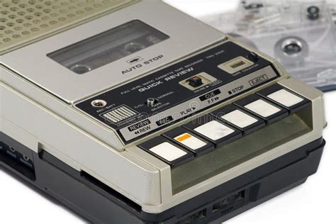 Vintage Cassette Tape Recorder Stock Image Image Of Scratch Technology 5148729