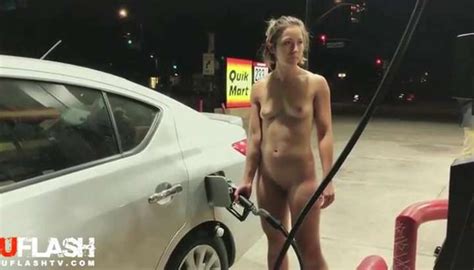 Gas Station Nude Dare TNAFlix Porn Videos