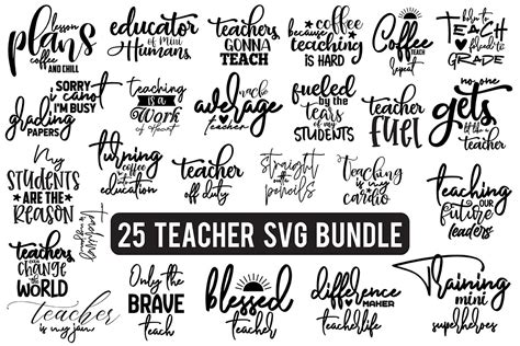 Teacher Svg Bundle School Svg Graphic By Snrcrafts24 · Creative Fabrica