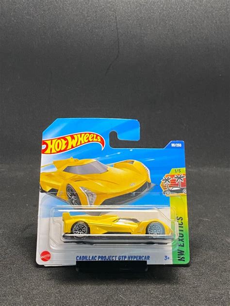 Hot Wheels Cadillac Project Gtp Hypercar Yellow Carshoping