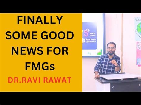 Finally Some Good News For Fmgs Fmgs Internship Fmge Newdelhi