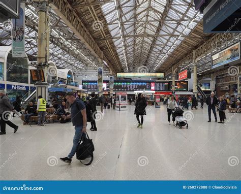 Victoria Station In London Editorial Stock Photo Image Of City 260272888