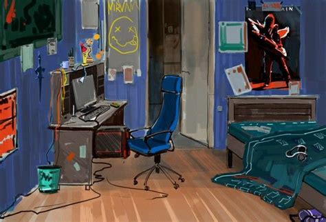 Комната Артема концепт | Герои