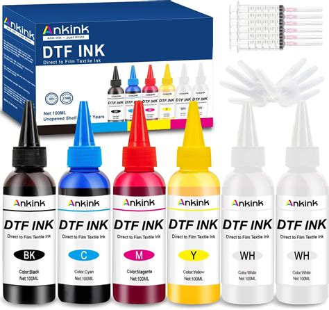 Amazon Ankink Dtf Ink Fl Oz Combo Pack Dtf Transfer Ink For