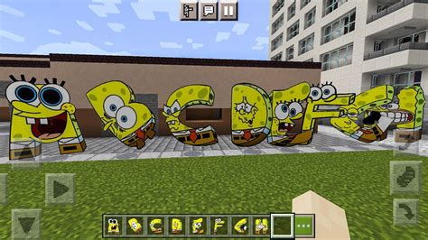 Sponge Bob Alphabet Lore Nextbots In Minecraft Pe Youtube