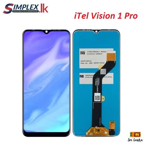 Itel Vision 1 Pro ItL6502 Vision 1 Plus L6501 S16 W6502 LCD Display