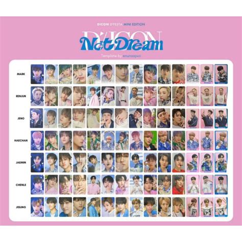 Jual Photocard Dicon Nct Dream Official Shopee Indonesia