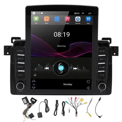 EIF Lecteur Audio Vidéo De Voiture 9 7In Mp5 Player 1Din Écran Vertical