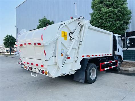 Manual CCC Approved Manten Naked Waxed Bulk Ship RO RO Compactor Isuzu P Garbage Truck