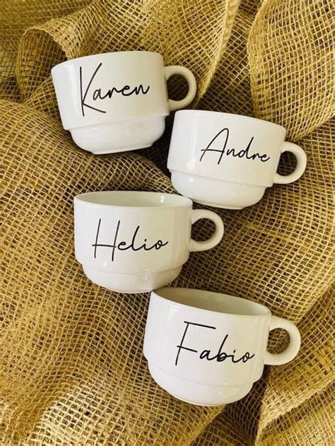 Mini Xícaras Para Lembrancinhas Personalizada - Xícaras para Lembranças Padrinhos | Lembrancinhas para padrinhos ...