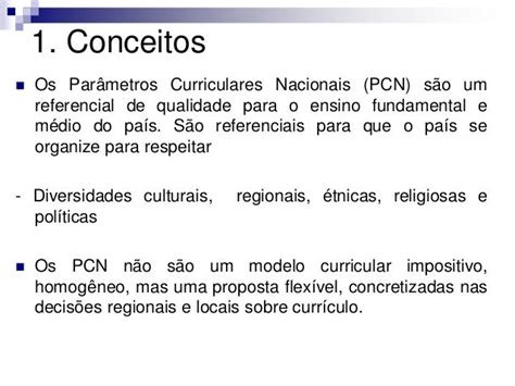 O Que É Parametro Curricular Nacional