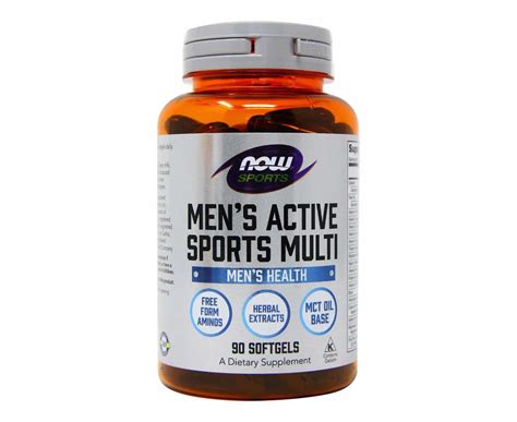 Now men's active sports multi 90 softgels купити, ціна в Києві та ...