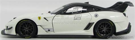 MATTEL HOT WHEELS BCJ Scale FERRARI XX EVO N SOLID WHITE MAT GREY MET