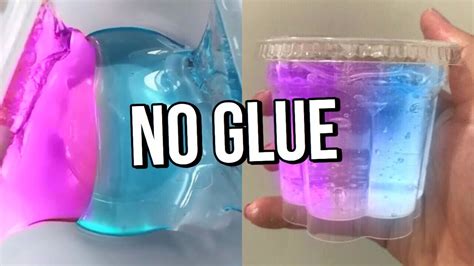 Testing Viral No Glue Slimes How To Make Diy No Glue Slimes Water