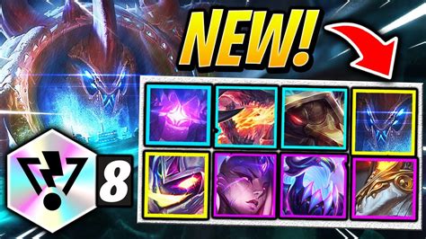 THE 8 THREAT DREAM TEAM?! - SET 8 Teamfight Tactics TFT Champions ...