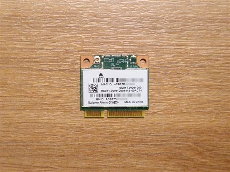 Karta Sieciowa Qualcomm Atheros Qcwb335 Wifibt Warszawa Kup Teraz