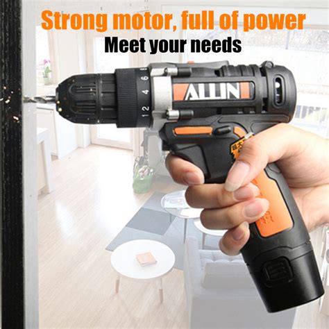 12V 1 5 Ah Lithium Battery Power Drill Cordless Electric Hand Drill