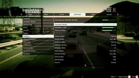 Las opciones gráficas de GTA V en PC al descubierto