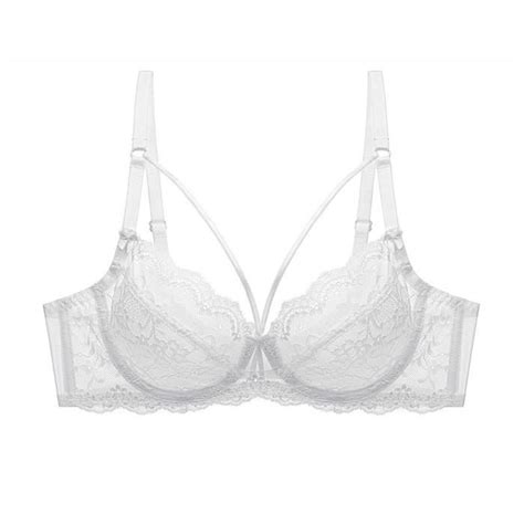 Ensemble lingerie Dentelle sexy ultra fine Blanc Maintien parfait Blanc Cdiscount Prêt à