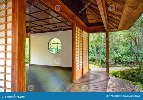 Tea house in Japanese park stock photo. Image of seasonal - 17178960