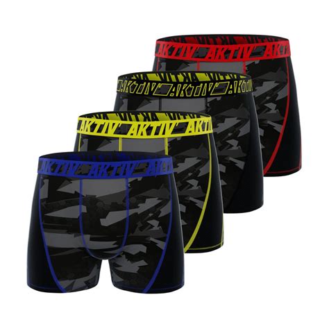 Lot De Boxers Freegun Homme Aktiv Fluo Surpiq Res Color Es