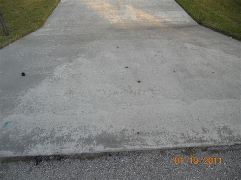 Concrete Driveway Pitting And Cracking Problems