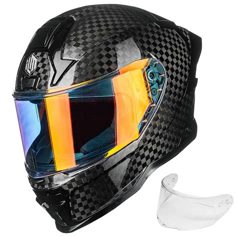 Snapklik.com : ILM Carbon Fiber Motorcycle Helmets Full Face Racing