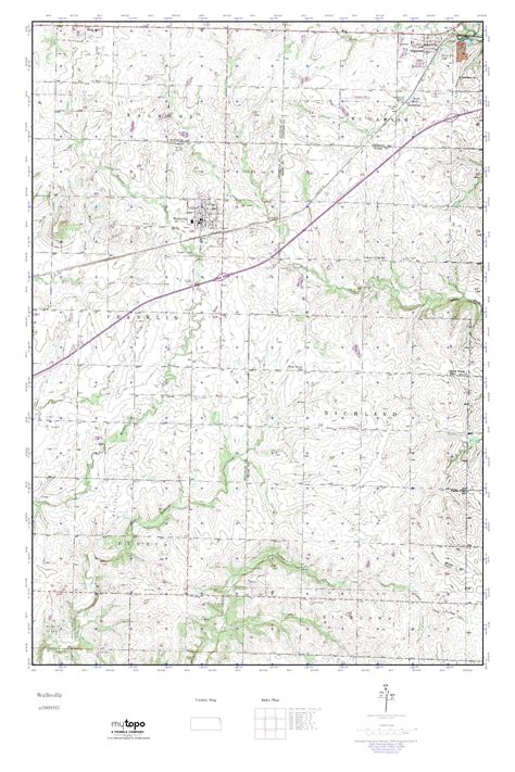 Mytopo Wellsville Kansas Usgs Quad Topo Map