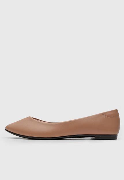 Sapatilha Moleca Bico Fino Nude Compre Agora Dafiti Brasil