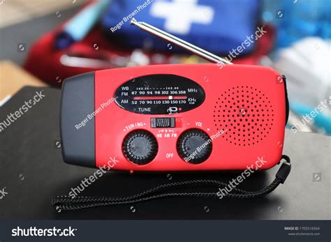 Radio Essential Receive Emergency Information Any Stock Photo ...