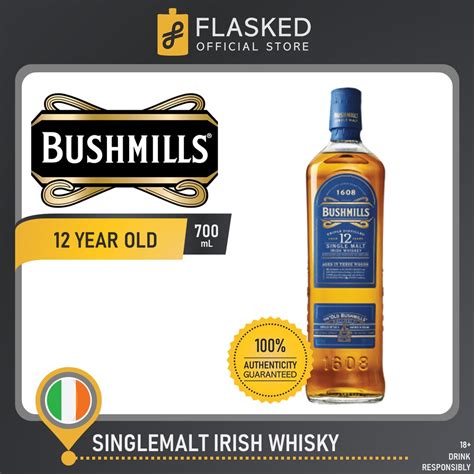 Bushmill 12 Year Old Single Malt Whisky 700mL Shopee Philippines