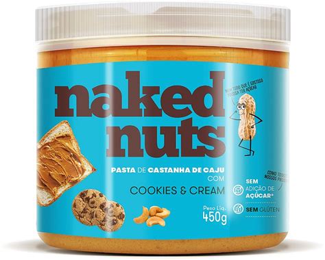 Pasta De Castanha De Caju Cookies E Cream Naked Nuts G Enblu Loja De Produtos