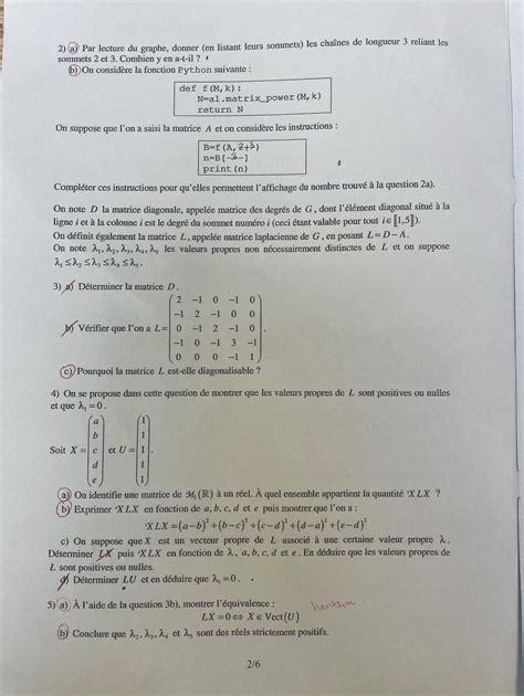 Maths Appliqu Es Edhec Sujet Major Pr Pa