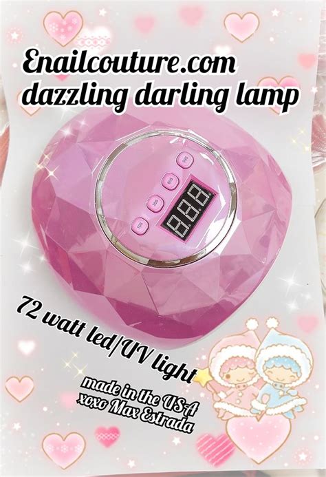 DAZZLING Darling Lamp~! led/uv lamp (72W UV LED Nail Dryer with 4 Time ...