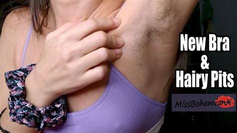 My New Purple Bra And My Hairy Armpits Small Tits Worship All Natural Fetish MissBohemianX