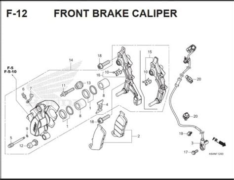 Caliper Sub Assy R Fr Honda All New Cbr Rr