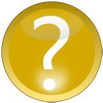 vector drawing   reflective question button  svg