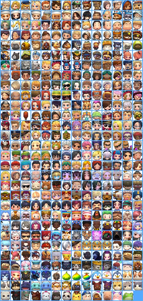 The Spriters Resource Full Sheet View Maplestory 2 Npc Portraits