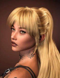 Fe Dianne Hair For Genesis D Models For Daz Studio And Poser