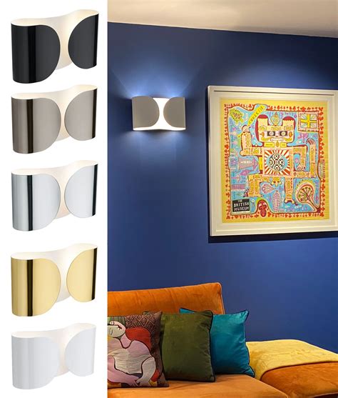 Low Glare Stylish Subtle Up Down Wall Light - Foglio by Flos, Elegance
