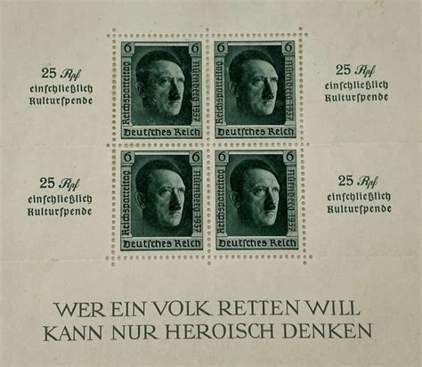 Ww2 German Stamps Time Militaria