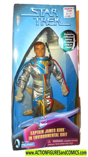 Star Trek Captain Kirk 9 Inch Space Suit Playmates Moc Mip