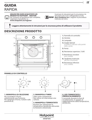 Hotpoint Ariston Fa H Ix Ha Setup And User Guide Manualzz