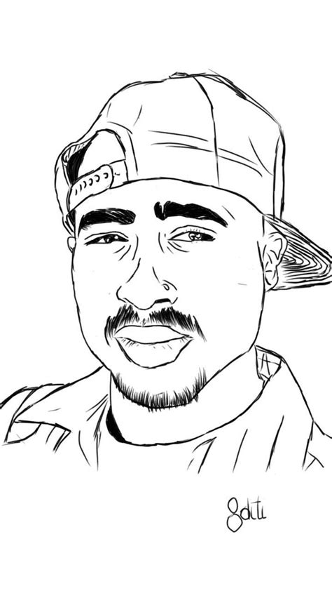 2pac Drawing Skill