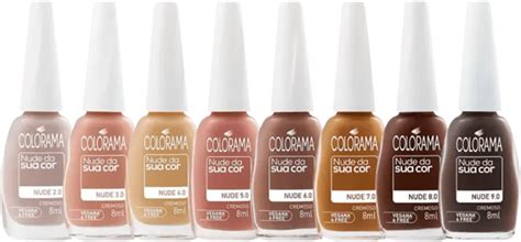 Kit Esmaltes Colorama Coleção Nude da sua cor cores