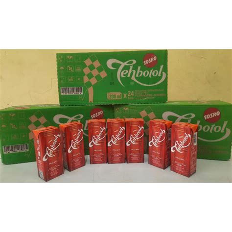 Jual Teh Botol Sosro Kotak Ml Dus Isi Pcs Shopee Indonesia