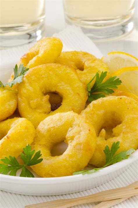 Cuisine Espagnole Fried Squid Rings Calamares Une La Romana Photo